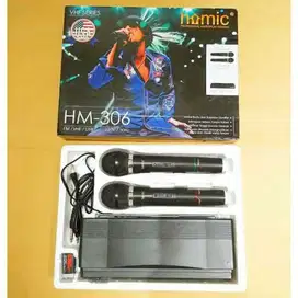 Mic Microphone Mikrofon Wireless Homic HM-306