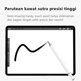 Stylus Pen Universal 2 in 1 Rubber dan Disc Tip untuk semua Merk HP