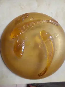 Piring lawas antik ikan koi