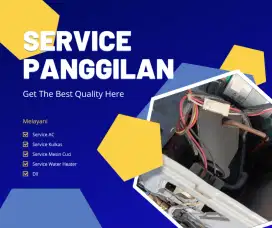 melayani panggilan servis ac,kulkas,mesin cuci,dll