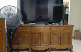 Lemari TV Kayu Jati
