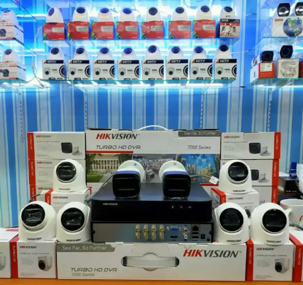 Pemasangan paket kamera CCTV merk Hilook HIKVISION FULL HD