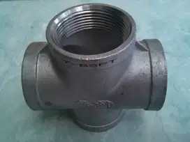 JUAL FITTING TEE CROSS DRAT ELBOW WATERMUR HOSE NEPPLE SS304 SURABAYA