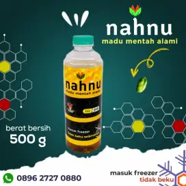 nahnu madu mentah alami 500g, mentah, tanpa pemrosesan, alam'