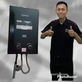 Mandi air panas (water heater gas)