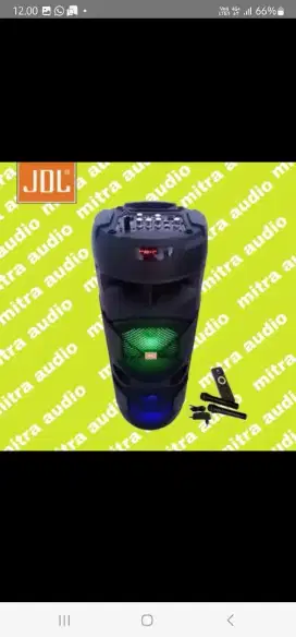 SPEAKER PORTABLE JDL QVB 8 B SPEAKER 8 INCH DOUBLE