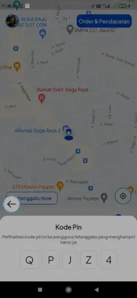 Driver Ojek Online Tetanggaku siap antar jemput