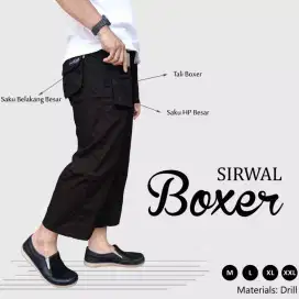 Celana Sirwal Boxer Dewasa