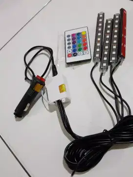 Lampu LED Kolong Mobil Original Ada 15 Warna Pakai Remote