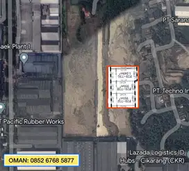 Dijual Cepat Kavling 955 M2 Delta Silicon 3 Lippo Cikarang