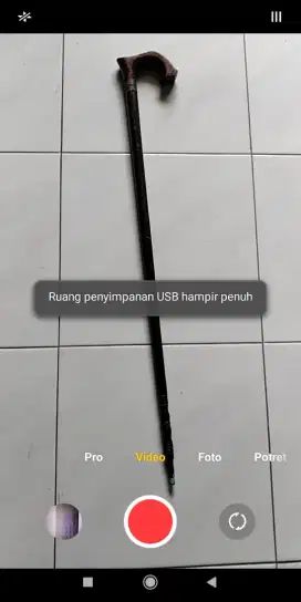 Tongkat jati ada pisaunya, nego