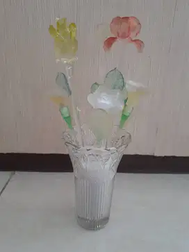 Vas Kristal + 2 Tulip Kristal + 3 Tulip Parfum (A-412)