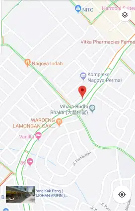 Dijual Lahan / Rumah Nagoya Strategis di Jln Utama 6 x 20 m