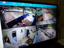 Jual plus pasang 4 channel kamera CCTV kumplit free instalasi