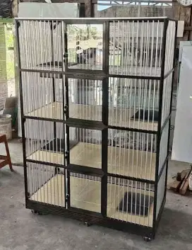 kandang kucing aluminium