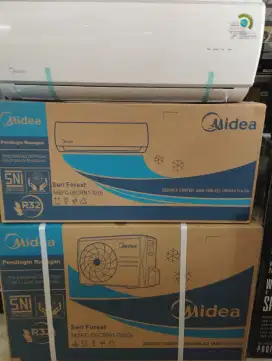 AC split Midea 1/2pk 330watt+pasang