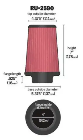 K&amp;N air filter's