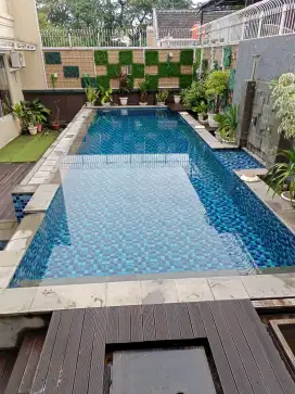 jasa pembuatan kolam renang untuk rumah, berukuran besar dan kecil