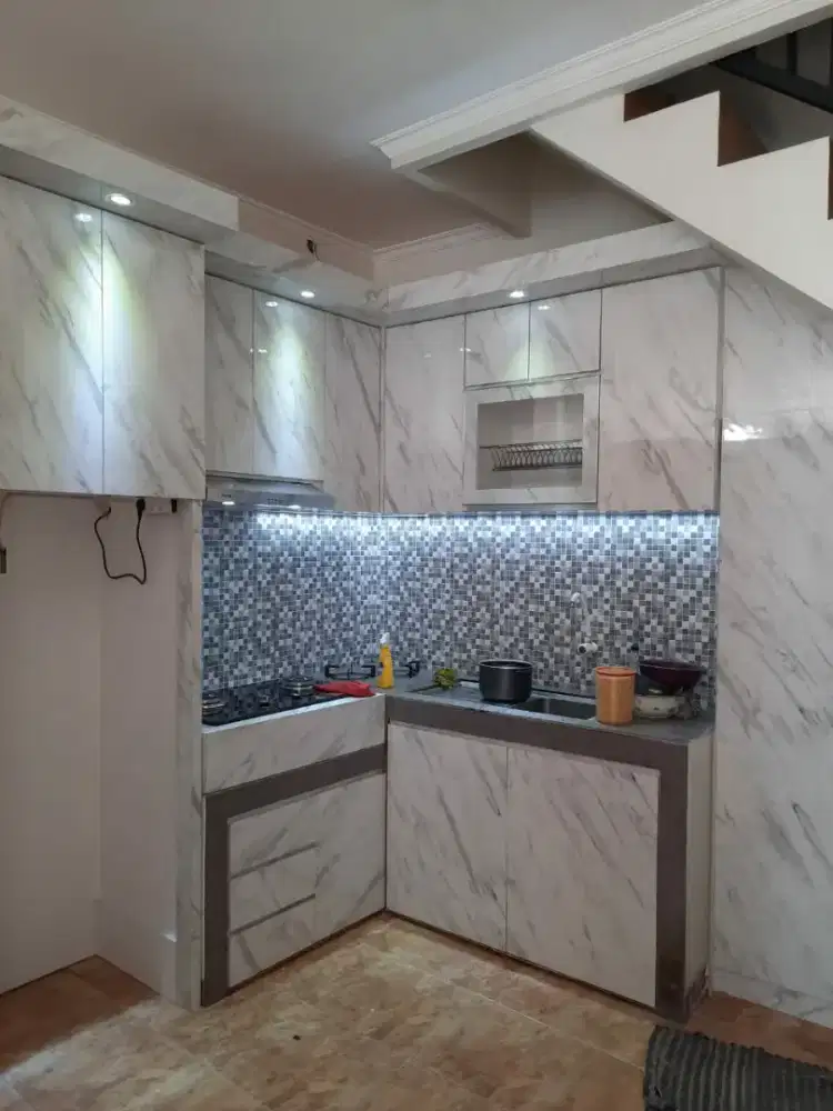 Kitchen set bhn PVC Custom - Warna Bebas