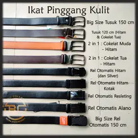 Ikat Pinggang /Gesper /Sabuk terlengkap Bahan Kulit & Canvas Taktikal