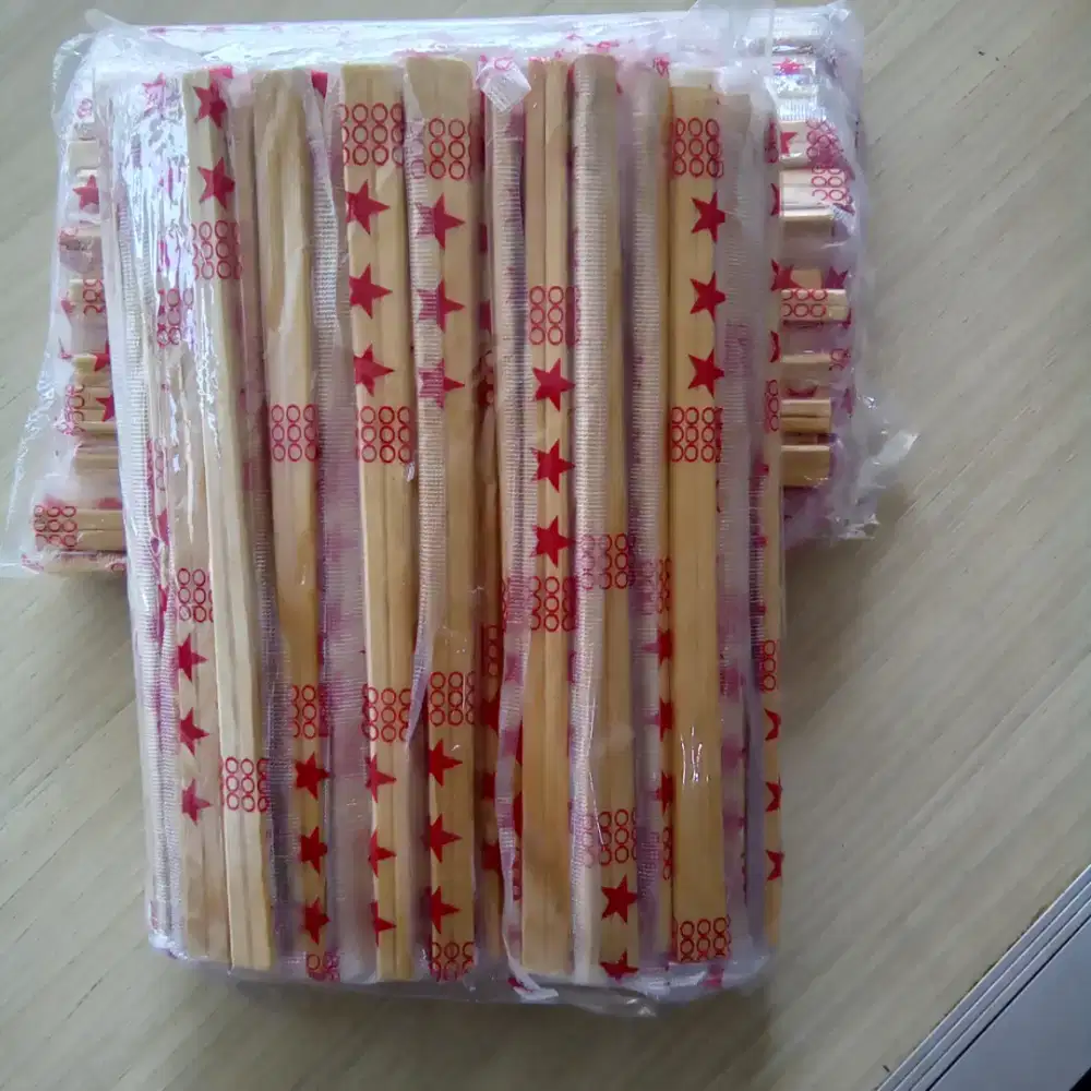 Sumpit kayu bungkus steril (1pack 600gr ±50pasang)