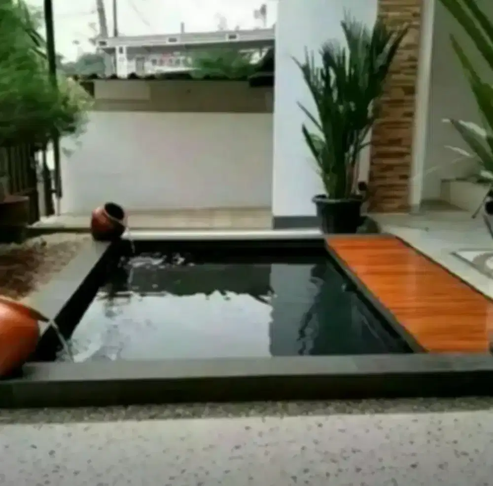 Kolam dan filter koi/tukang kolam