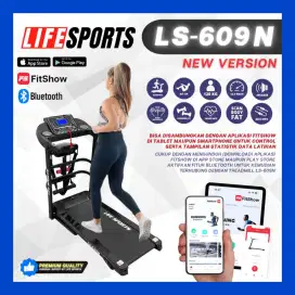 Alat fitnes murah treadmill  elektrik 3 fungsi promo