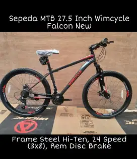 Sepeda MTB wim cycle falcon Speed 3x8 masih dalam kotak