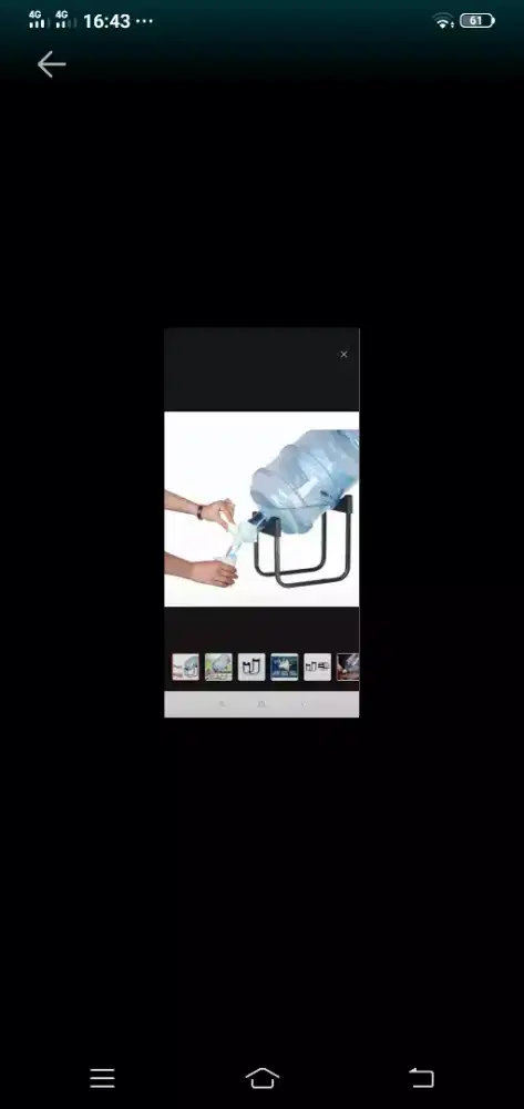 untuk penyangga botol aqua