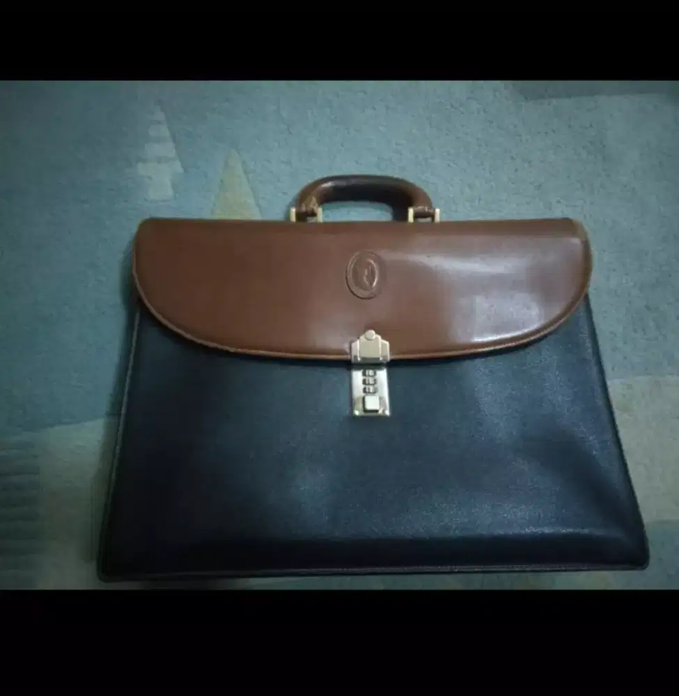 Briefcase  kulit trussardi original made in italy