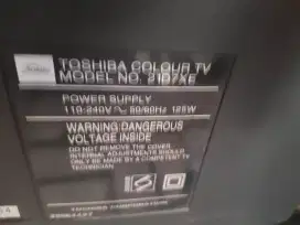 TV Tabung Toshiba model 21 D7XE ( Bekas )