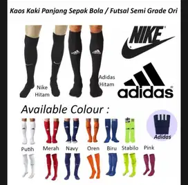 Kaos kaki kaus kaki futsal sepakbola panjang adidas