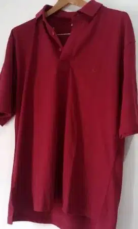 Kirriim2- Free _ | || COD || Ok  Baju Kerah Polo Red Ori Size XL