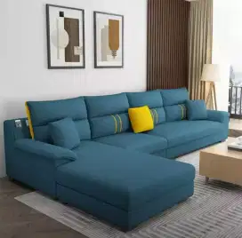 Fullset Sofa L Shape ruang tamu minimalis terlengkap