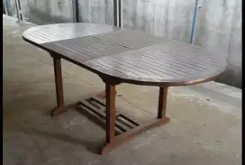 Meja makan meja rapat kayu jati