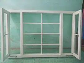 Kusen aluminium pintu jendela dan kaca