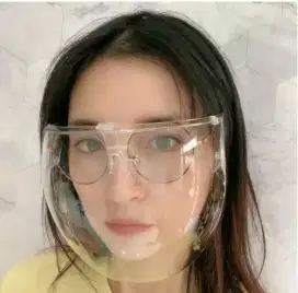 faceshield acrylic tebal buat dewasa&anak