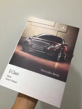 Book Manual Repro Ori Mercedes Benz E200/250/300/63 Tahun 2010/2014