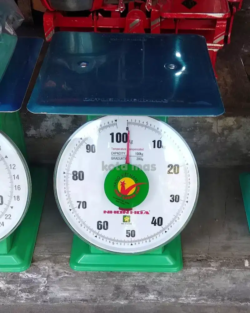 Timbangan Dacin Jarum Duduk Lantai Nhon Hoa Vietnam 100 kg Murah Baru