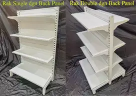 Rak Supermarket, Rak Minimarket, Gondola, Rak Toko tipe Back Panel