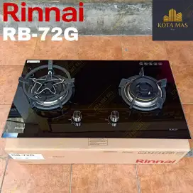 Kompor Gas Tanam Rinnai RB72G 2 Tungku Kaca