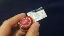 Dijual batu natural star Ruby ukuran jumbo