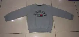 Sweater Anak Tommy Hilfiger Original 7T-9T ABU.Like New.Baju Kaos Anak