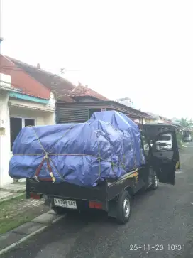 Jasa pindahan kost kosan menggunakan pickup losbak ( ada sopir+terpal