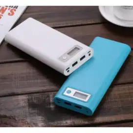 case casing PowerBank 8slot hitam putih ready