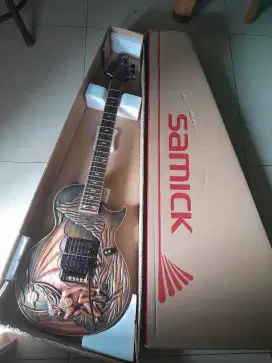 Gitar samick les paul JTR LN 20 FR DMN TBRS original