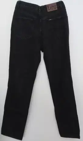 CELANA JEANS LEE HITAM UK.32 PANJANG 111 CM LINGKAR PINGGANG 82
