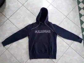 Sweater Hoodie Pull & Bear ORIGINAL Pull And Bear size M Navy L Muat