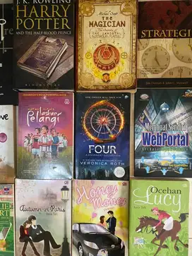 Buku cerita novel remaja koleksi jarang baca