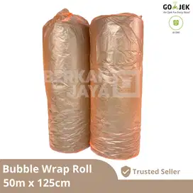 Bubble Wrap / Plastik Gelembung Hitam Roll 50m x 125cm Kemasan Orange